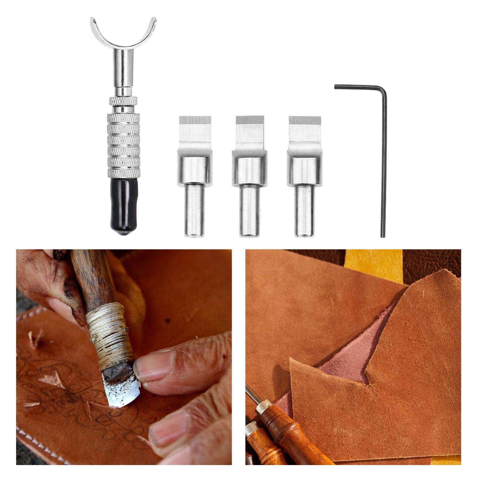 Swivel Knife Tool - DIY 가죽 공예 조각용 로터리 툴