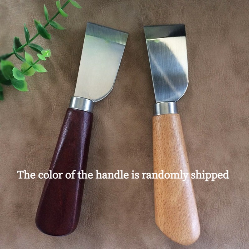 가죽 스키빙 나이프, 나무 손잡이가 있는 가죽 절단칼, - Leatherwork Knife 리뷰 및 가격