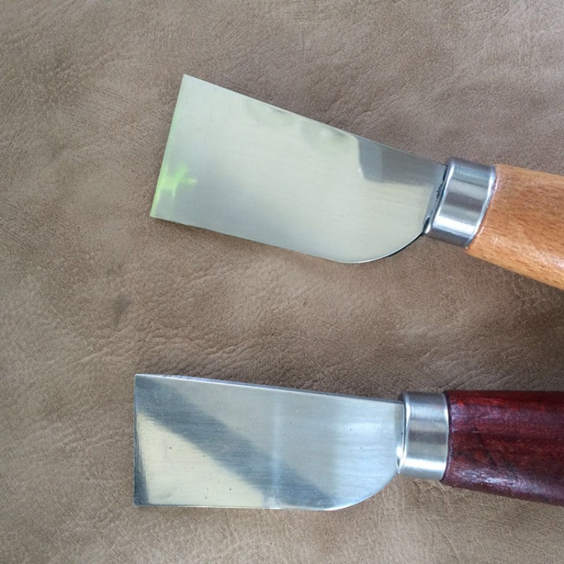 가죽 스키빙 나이프, 나무 손잡이가 있는 가죽 절단칼, - Leatherwork Knife 리뷰 및 가격