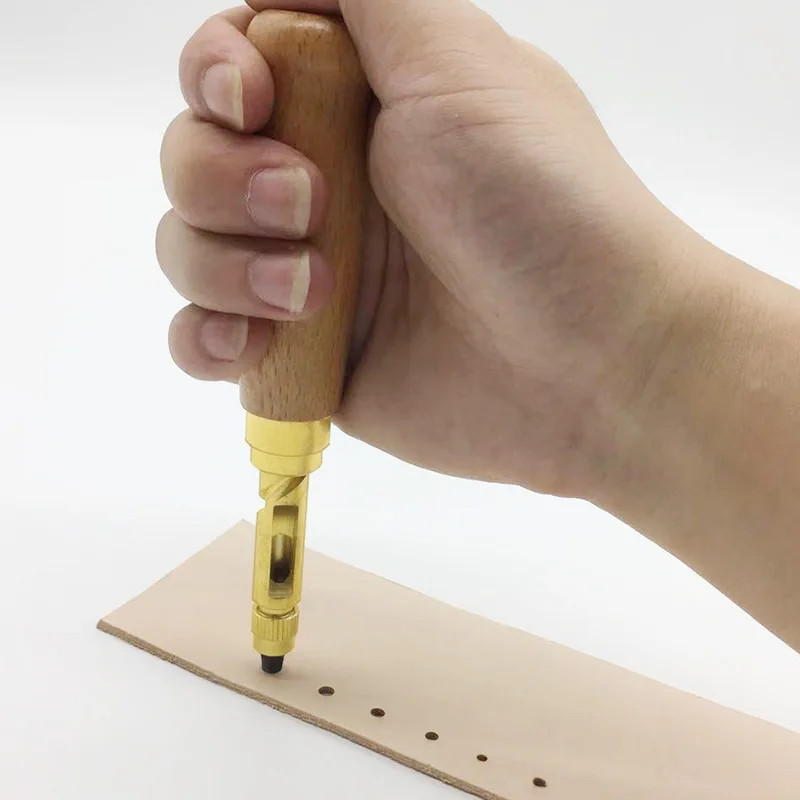 DIY 가죽 펀치 로터리 천공기 6피스 벨트 펀치 자동 - Leather Punch Revolving 리뷰 및 가격