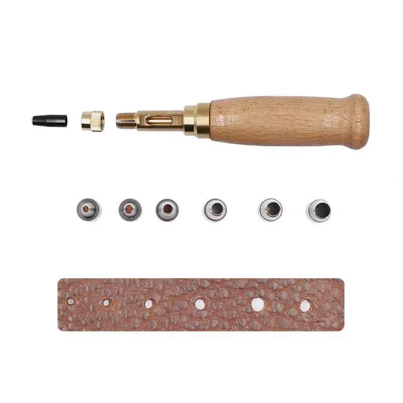 DIY 가죽 펀치 로터리 천공기 6피스 벨트 펀치 자동 - Leather Punch Revolving 리뷰 및 가격