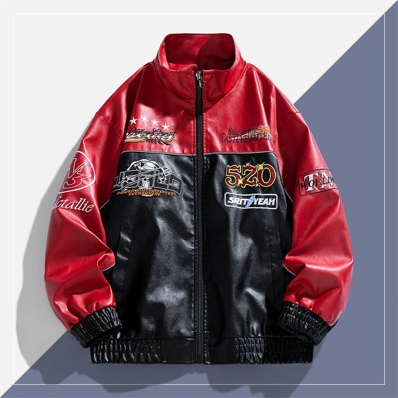 트렌디하고 멋진 겨울 야외 레저용 인조 가죽 재킷, 편 - Leather Work Jacket 리뷰 및 가격