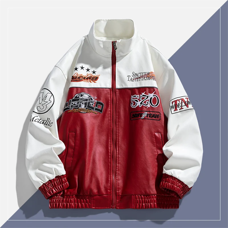 트렌디하고 멋진 겨울 야외 레저용 인조 가죽 재킷, 편 - Leather Work Jacket 리뷰 및 가격