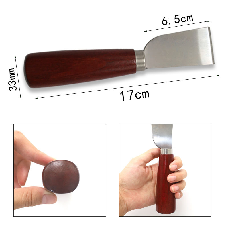 새로운 DIY 가죽 공예 도구 나무 손잡이 스테인리스  - Leatherwork Knife 리뷰 및 가격