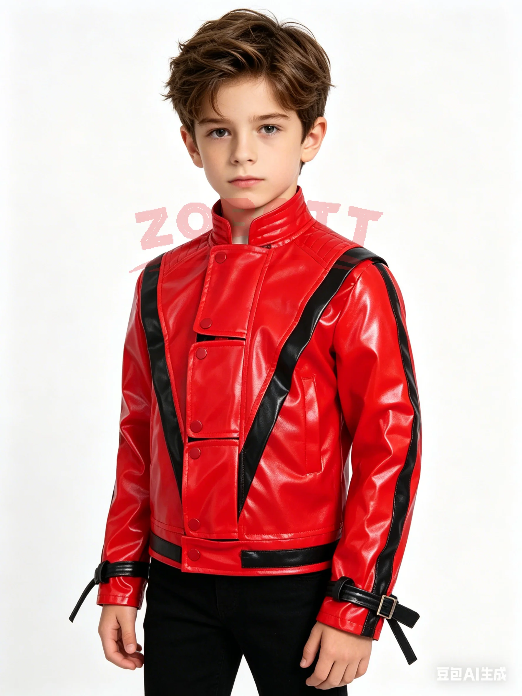 마이클 조셉 잭슨 가죽 레드 스릴링 재킷 할로윈 생일  - Leather Work Jacket 리뷰 및 가격