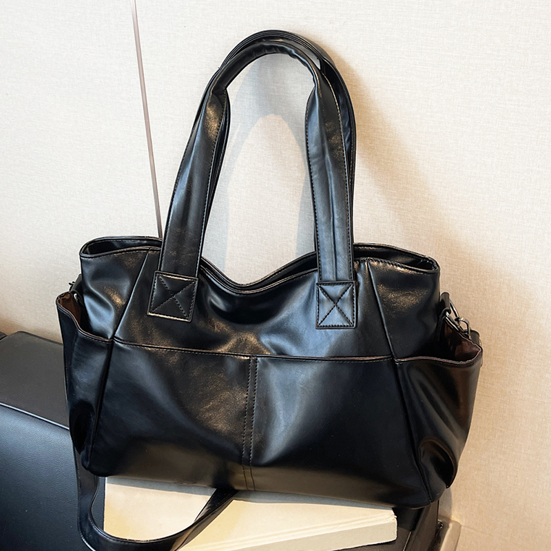 여성용 레트로 소프트 가죽 핸드백, 다중 포켓 대용량  - Leather Work Bag Women 리뷰 및 가격