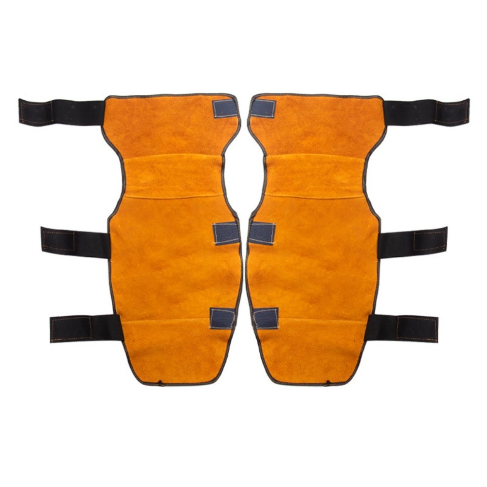 2Pcs 용접 작업 무릎 보호 패드 소가죽 단열 용접  - Leather Work Knee Pads 리뷰 및 가격