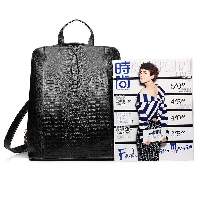Zency 여성용 악어 가죽 백팩 100% 정품 천연  - Leather Work Bag Women 리뷰 및 가격